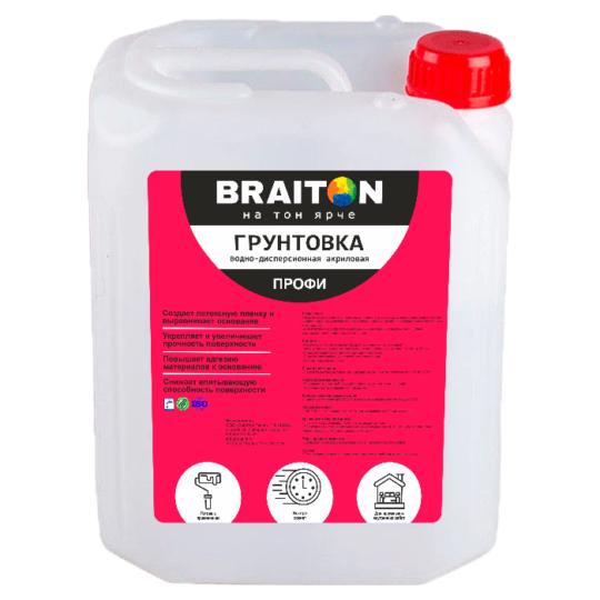 Грунтовка ВД акриловая BRAITON профи
