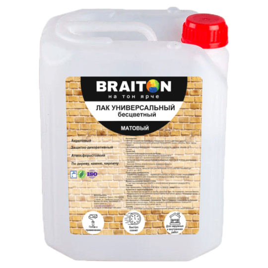 Лак акриловый BRAITON универсальный матовый